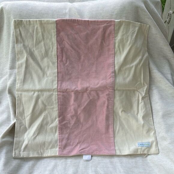 Laura Park Decorative Pillow Cover 22”x22” - Picture 1 of 4